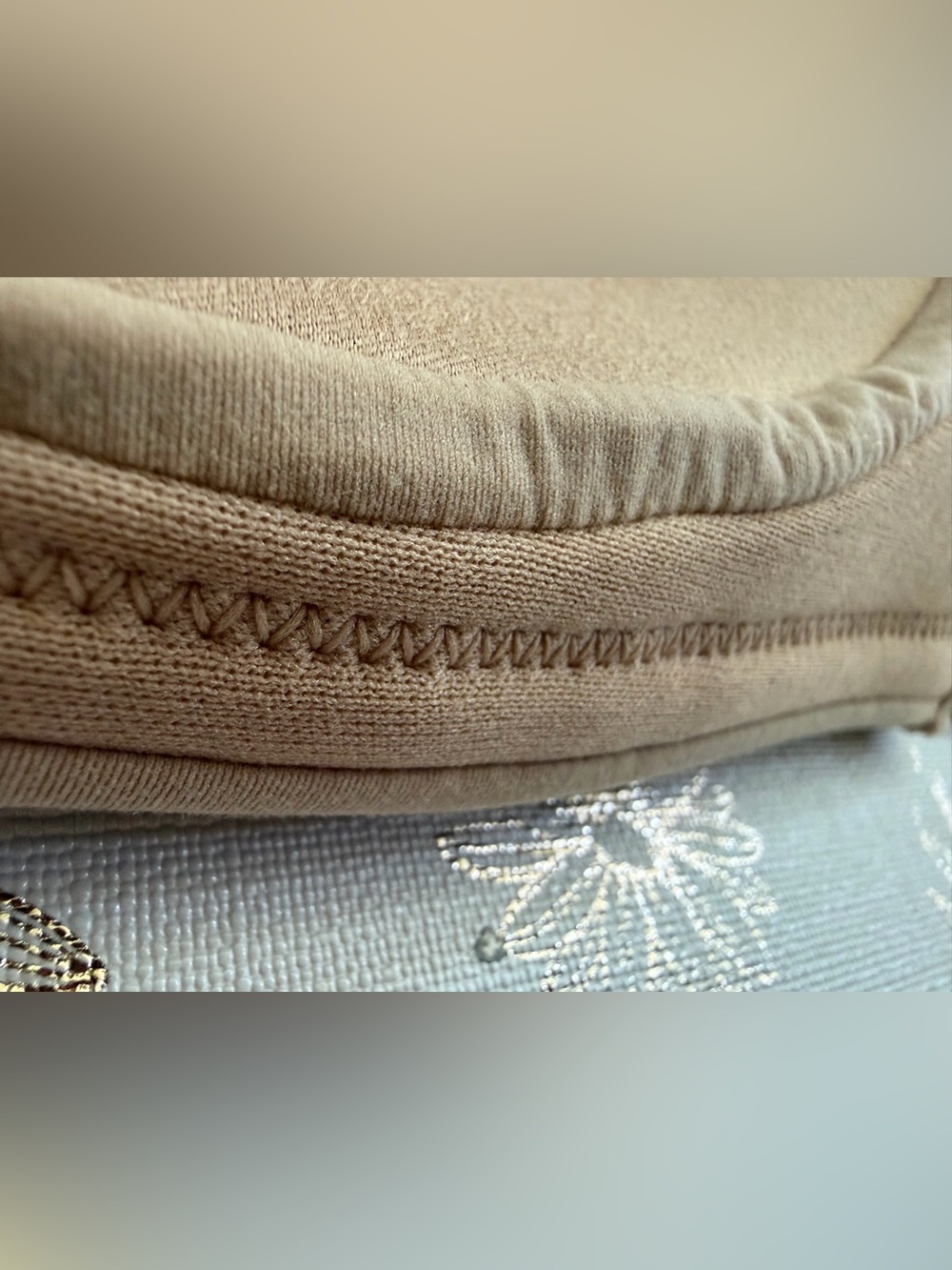 Auden Luxury Collection Luxe Stretch Lightly Lined Scoop Bralette Beige Large - Picture 10 of 11